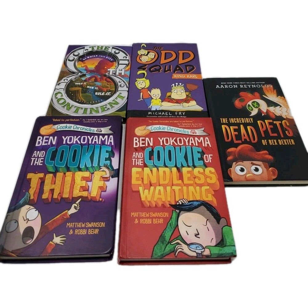 Cookie Chronicles - Ben Yokoyama, Odd Squad, 8th Continet, Kids BOOK BUNDLE